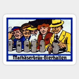 1905 Berlin Beer Hall Sticker